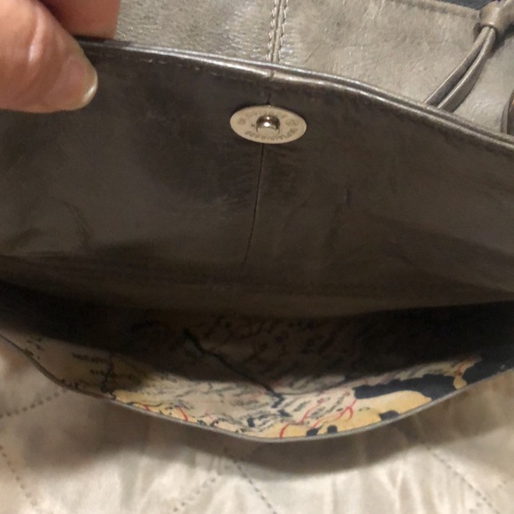 Leather gray purse - Picture 2 of 11